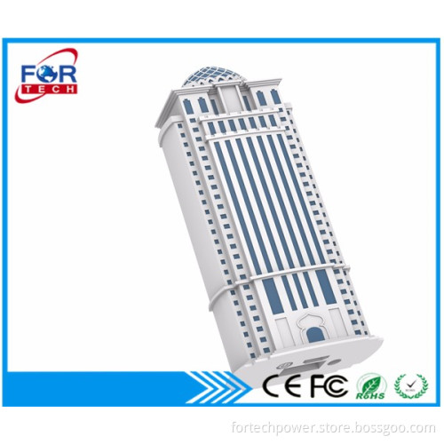 3D Building Design Speaker; High Quality Stereo Audio Portable Speaker with powerbanks